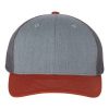 Variation picture for HEATHER GREY FRONT/CHARCOAL MESH BACK/DARK ORANGE BILL